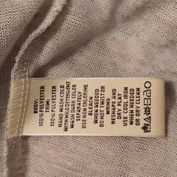 NWT a. moon light gray knit jacket Sz M - Picture 10 of 10